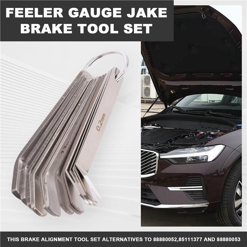 Reliable-Feeler Gauge Jake Brake Tool Set For Volve Mack MP7 MP8 MP10 D12 D13 D16 Engines 85111377 88880052 88880053