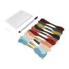 Embroidery Floss Kits 10 Bright Colors Good Toughness Easily Use Embroidery Thread for Bracelets Tassels DIY