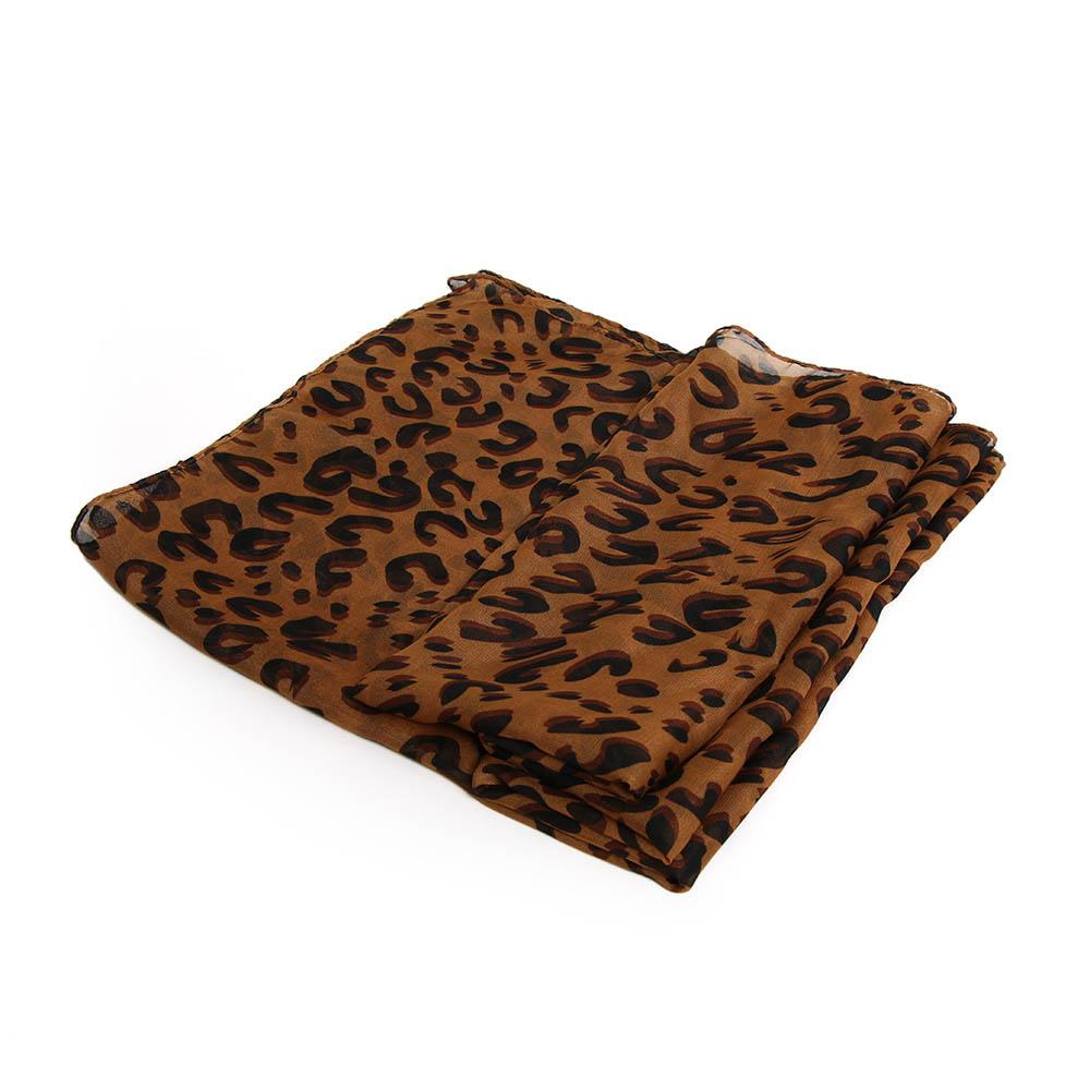 

Soft Women Ladies Chiffon Leopard Scarf Shawl Wrap