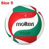 Molten Volleyball High-quality PU Material Soft Wear-resistant Tight Air Nozzle Competition Indoor Outdoor Training Volleyball