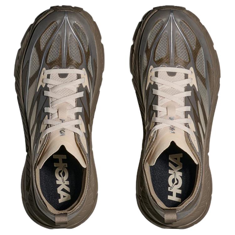 HOKA ONE ONE Mafate Speed 4 Trail Running Shoes Unisex Brown 1168450-LTM