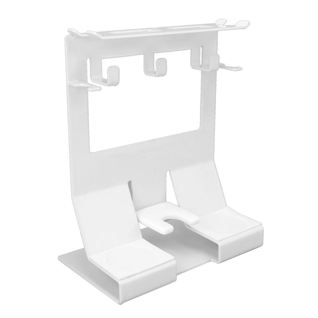 Weiße Kaffeetampingstation Kaffeemaschinen-Aufbewahrungsregal Multifunktionales Organisationsregal 58 mm