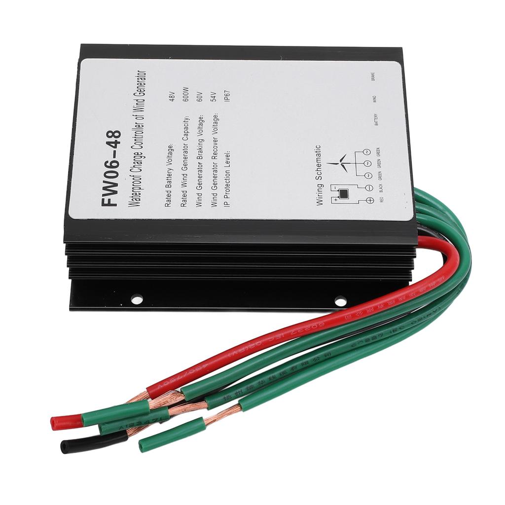 MPPT Wind Turbine Charge Controller 48V Led IP67 Water Resistant Automatic Controller for 0 to 600w