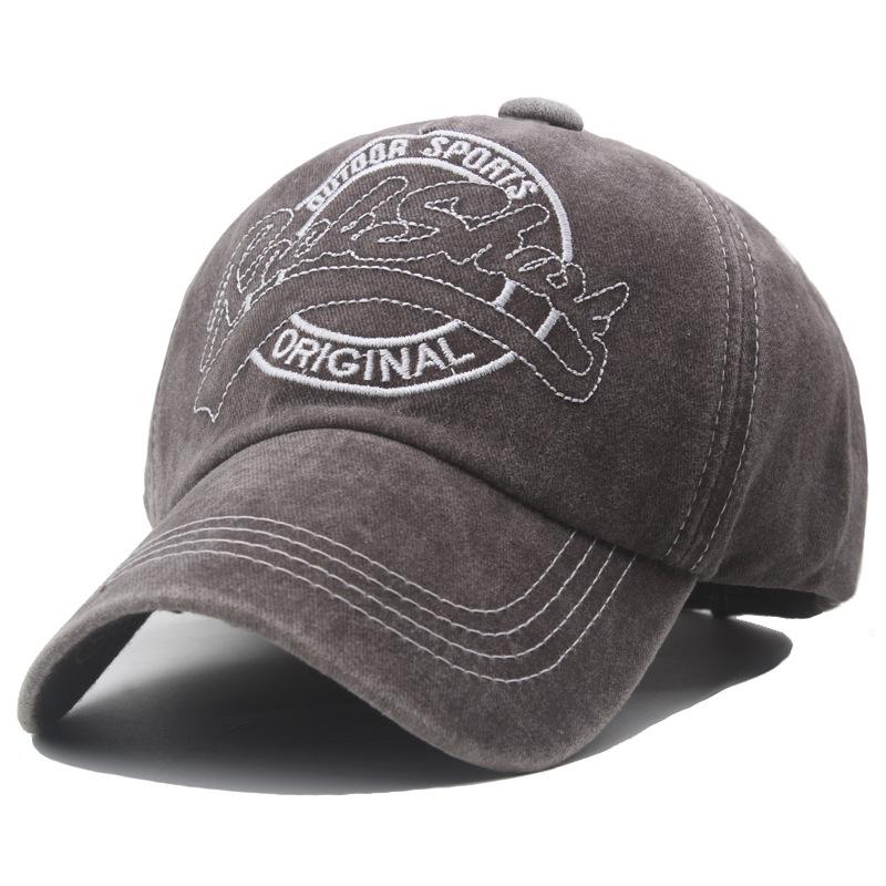 

Кепка из промытого хлопка с вышивкой для мужчин и женщин, кепки Gorras Snapback, бейсбольные кепки, защита от солнца, Casquette, шляпа для папы, уличная кепка 56-61cm(Adjustable) коричневый