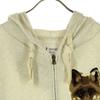 Unused FINGER FOX AND SHIRTS Made In Japan Wappen Long Sleeve Zip Hoodie Men's Used