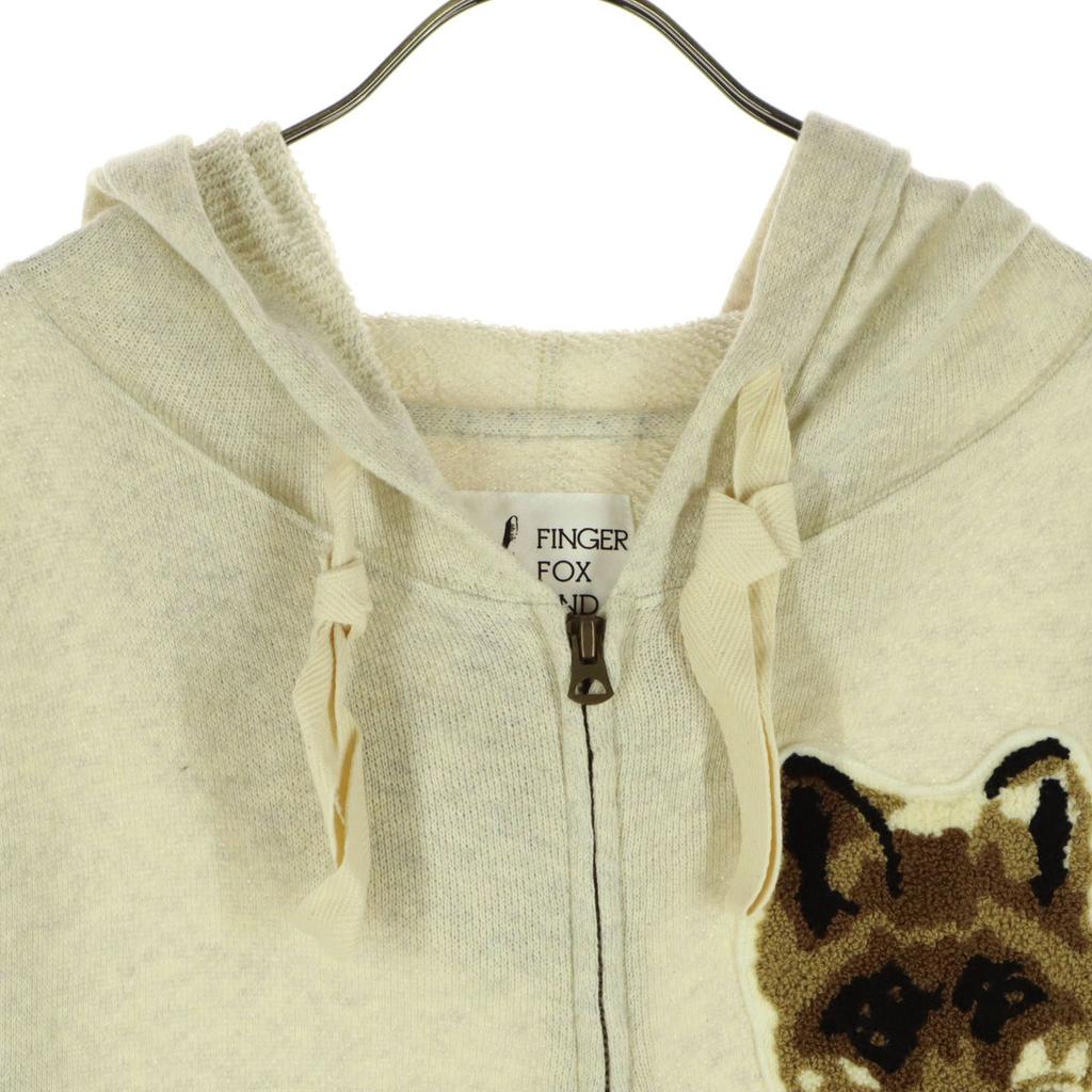 Unused FINGER FOX AND SHIRTS Made In Japan Wappen Long Sleeve Zip Hoodie Men's Used
