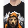 Mode T-Shirt Bär Druck Grafik T-Shirts Unisex Baumwolle Übergroß Vintage Hip Hop Herren Streetwear T-Shirts Kurzarmhemd