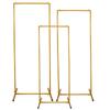 Gold Balloon Arch Stand Metal Wedding Arch Frame Backdrop Holder Bracket Birthday Party Ornament