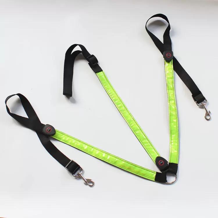 Helle LED-Lichtstreifen, Brustgurt für Pferde, batteriebetrieben, wiederverwendbar, Größe anpassbar, blinkendes Licht