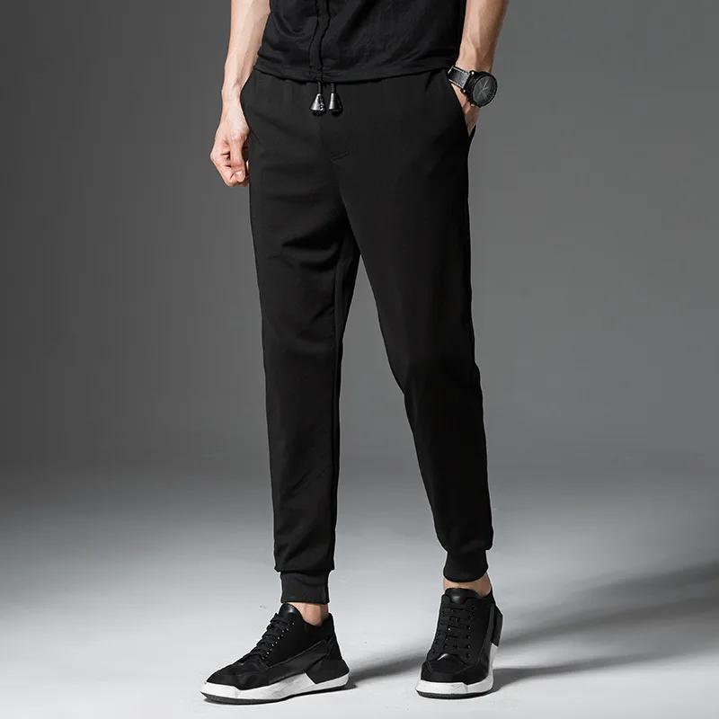 

Men s Trousers Thin Section Leisure Harem Pants Loose Feet Pants M чорний