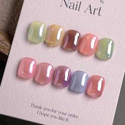 Plating Aurora Chrome Nail Powder High-gloss Moonlight Mirror Fine Glitter Pigment Aurora Pearl Rubbing Dust Chrome Nails