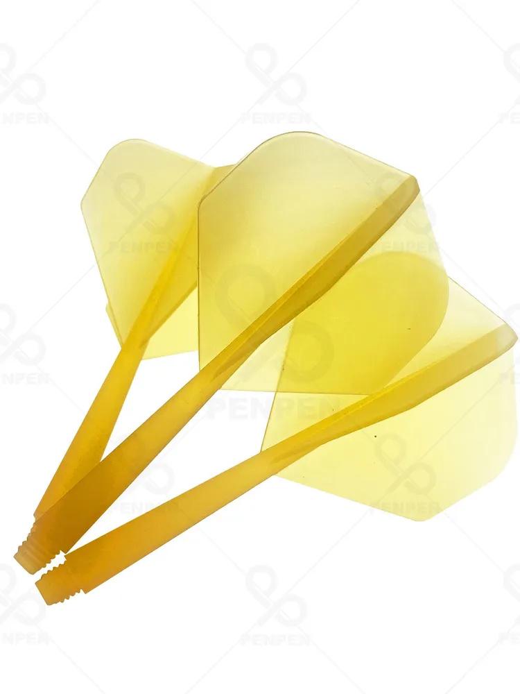 

3pcs Transparent Dart Flights Set Durable Lightweight Plastic Material Standard Size Replacement Accessories for Professional and Recreational Use One size жёлтый