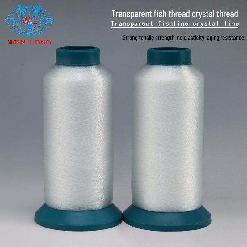 High-Strength Transparent Black Nylon Fish Thread for Jewelry and Embroidery