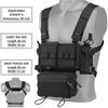 Chest Rig Multifunctional CS Field Molle Dangler Pouch Camouflage Training Vest Outdoor Camping Match Pack Hunting Entertainment