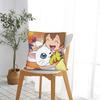 Tailmon Digimons Cartoon Square Pillow Covers Polyester Bed Car Cushion Case Creative Decor Throw Pillow Case 45*45