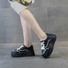 White Sneakers Women All MatchSpring Autumn New 6cm Thick Sole Fashion Sport Casual Shoes Slimming Leg Lengthening Footwear