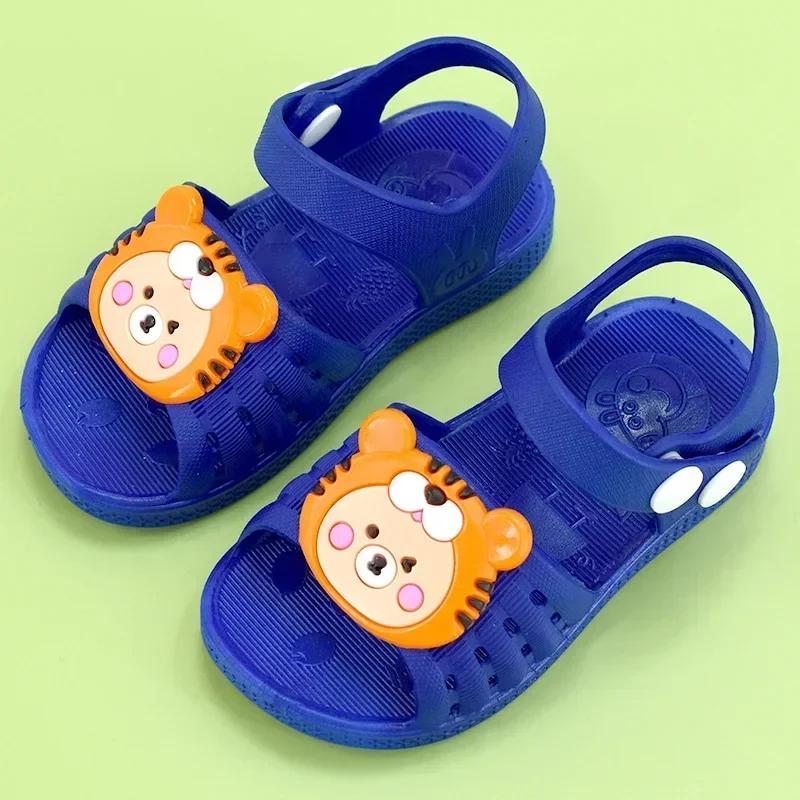 Baby Girls Shoes Hole Sandals 2025 New Children‘s Shoes Beach Indoor Cute Non-slip Soft Bottom Sandals Kids Sandals