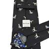 Paul Smith Necktie, Brand Necktie (8cm wide), Dog design (BlackOff-white (PS186)) [Used]