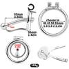 FRRK New Arrival Steel Male Chastity Cage PA Piercing Chastity Lock for Men Urethral Penis Plug Sex Dilator Sex Toys for Men