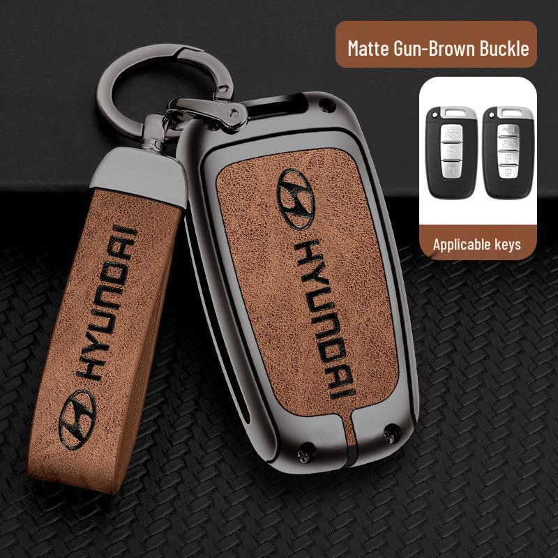 Originální kožené pouzdro na klíče Beijing Hyundai pro ix35, Elantra, Reina, Mistra, Verna, Lafesta, Tucson