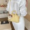 Han Niche Fashion Portable Boston Bag Women's 2026 Spring New Light Luxury Shoulder Messenger Bag