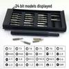 24-in-1 Multifunctional Screwdriver Set for Mobile Phones, Computers, and Glasses Repair