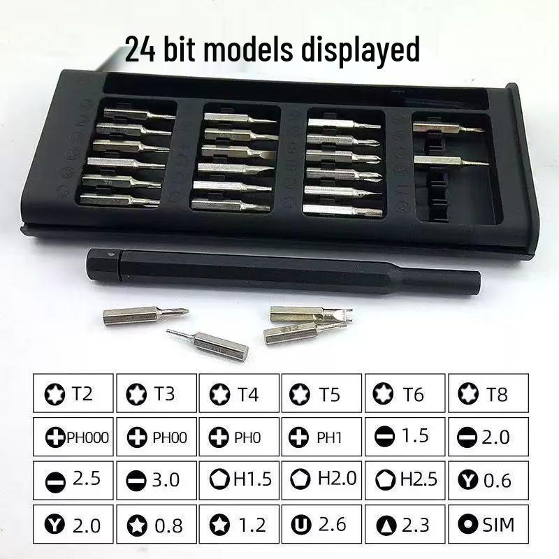 24-in-1 Multifunctional Screwdriver Set for Mobile Phones, Computers, and Glasses Repair