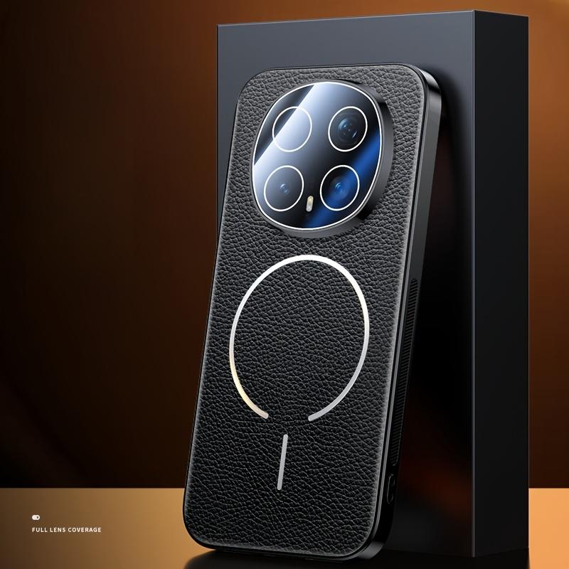 High-End Luxus Leder mit Litschi-Textur für Magsafe Hülle für Honor Magic 8 Pro 8 Magnetisches kabelloses Laden Kameraschutz Stoßfeste Hülle Funda