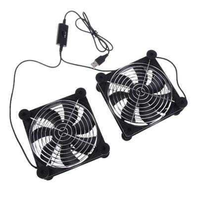 120mm Variable Speed Fan for Router Modem Receiver DVR -Box TV-Box Stereo Cooling   Bearing