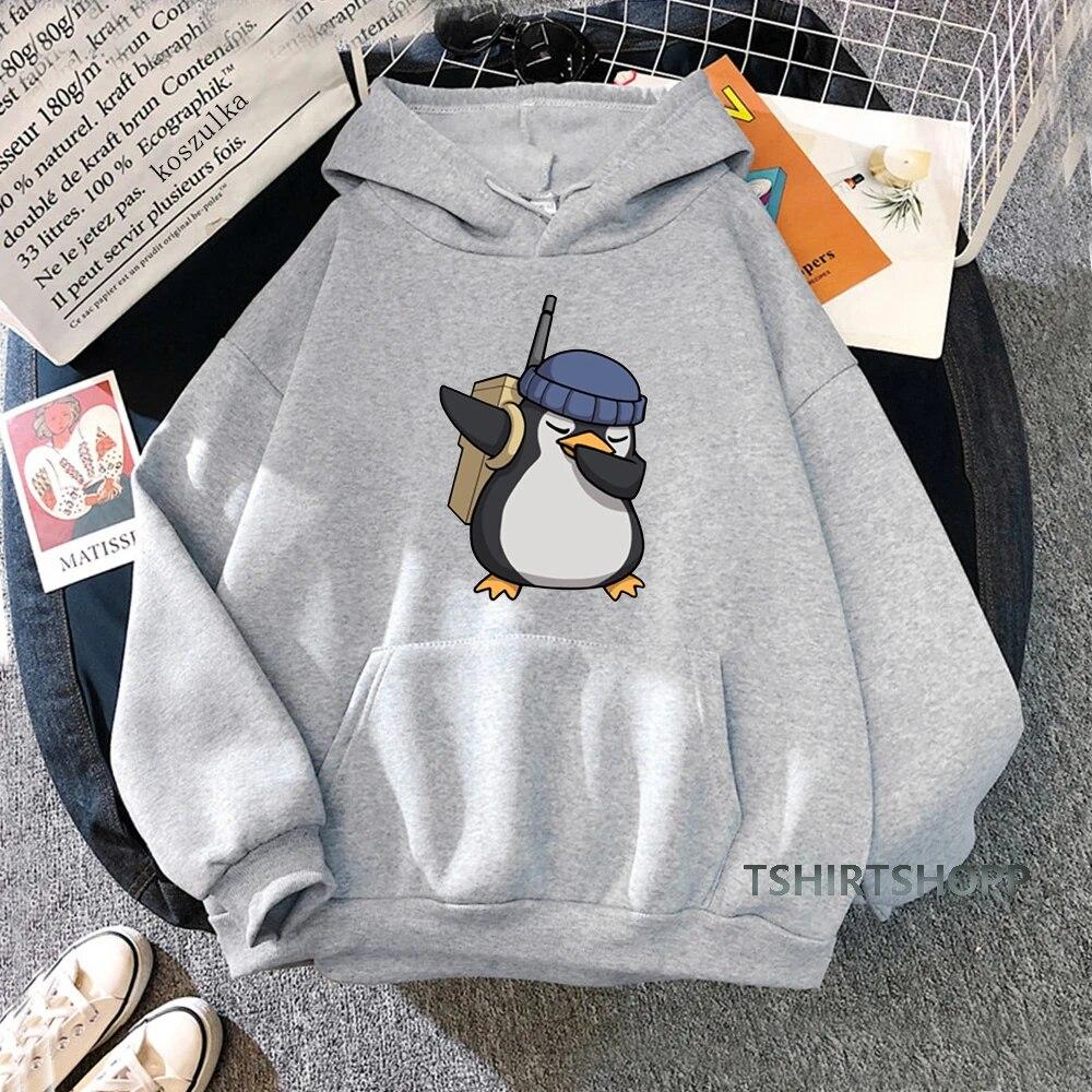 Penguin Hoodies 2022 Spring/Autumn Potato Aim Spray Women/men Sweatshirt Anime Valorant Hoodie Kawaii Clothing Unisex Sudaderas Unisex