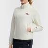 FILA Tennis Series Solid Color Long Sleeve Stand Collar Pullover Sweatshirt Women sweatshirt A11W613220F-IV