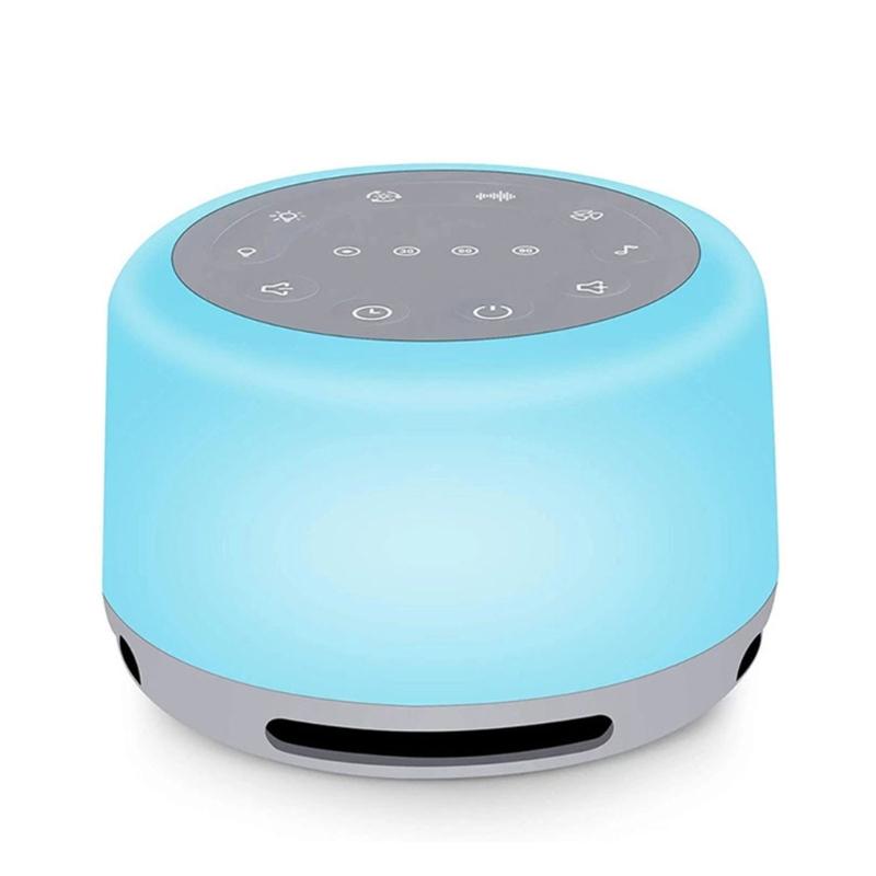 Baby Sleep Sound Machine Night Lamp with Calming Music and 3-Gear Timer Function for Easily Sleep in Bedroom Nursery