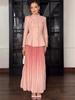 Elegant European & American High-Waist Skirt and Blazer Set - Autumn 2025