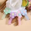 4/8pcs Flower Telephone Wire Line Elasticity Rubber Band Elastic Floral Hair Rope For Kid Scrunchies Headbands Headwear