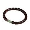 Natural small-leaf rosewood bracelet, Dongling jade bracelet, unisex cultural and religious beads, Buddhist prayer beads, hand ornament, "rise