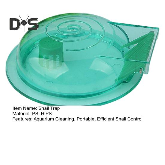 Schneckenfalle für Aquarien, Kunststoff, transparent, Schneckenfangwerkzeug für Aquarien, multifunktionales Planarienentfernungs- und Reinigungsmittel für Aquarien