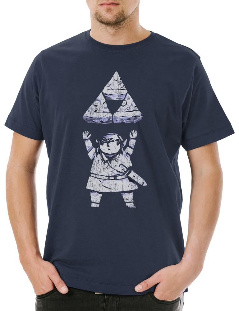 

Triforce Pizza Mens T-Shirt Zelda Game Gamer PC Gaming Triforce Link Games S