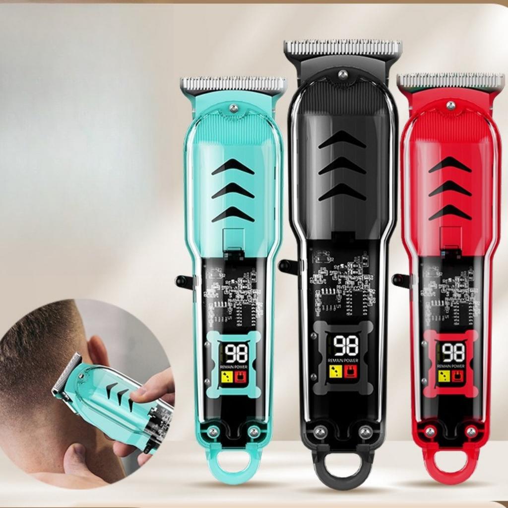Electric, Hair Clipper, LED Display Screen, Rechargeable, Including Various Blade Accessories, Wireless Hair Clipper, Trimmer, Shaver