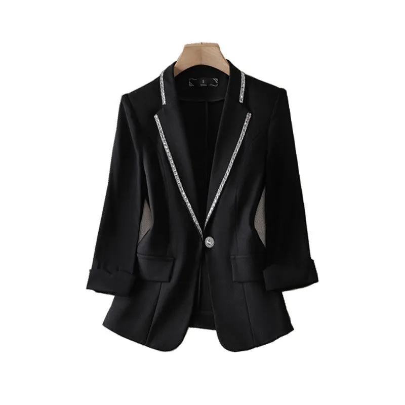 Women's Summer Jacket Suit Jacket Fashion Thin Cardigan