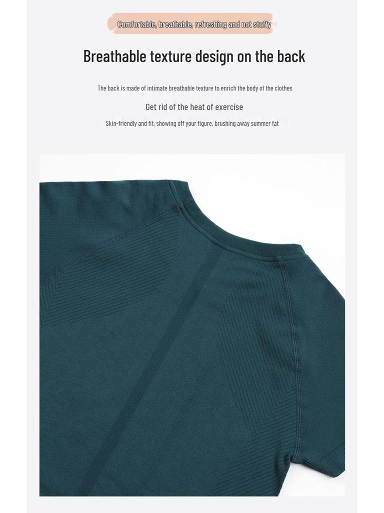 Damska koszulka do jogi i biegania szybkoschnąca i oddychająca