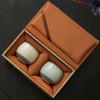 Ru Kiln Dunhuang Ceramic Pair Cups Gift Set
