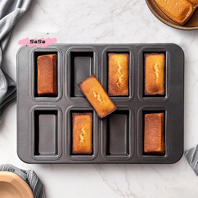 1Pcs Non-Stick 8-Mold Baking Tray Mini Loaf Pans Cupcake Muffin Oven Baking Mold Home Cooking Tool