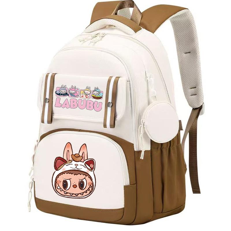 Cute Printed Backpack Teenager Student Shcoolbag Bookbag Knapsack Girl with Coin Purse Casual Bag Men Women Laptop Bag Mochila