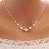 Fashion Women Beaded Single-layer Chain Necklace Banquet Jewelry Gift