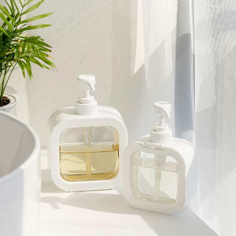 300/500ml Travel Dispenser Empty Bath Pump Bottle Household Bathroom Soap Dispensers Refillable Lotion Shampoo Shower Gel Holder
