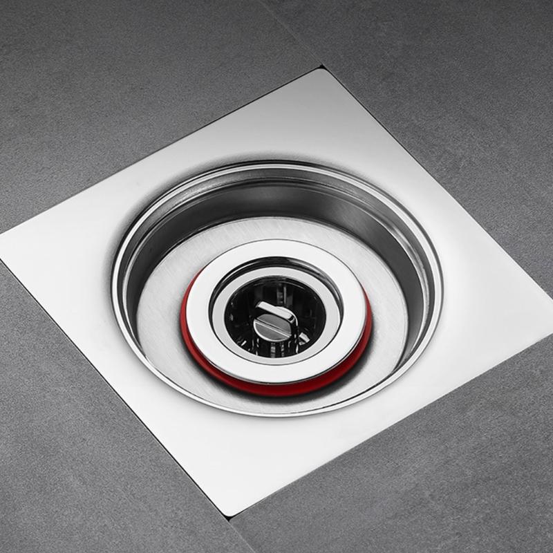 Anti-odor Floor Drain Core Backflow Preventer Shower Waste Water Drainer Insert Drain Plug Hair Catchers Sewer Core