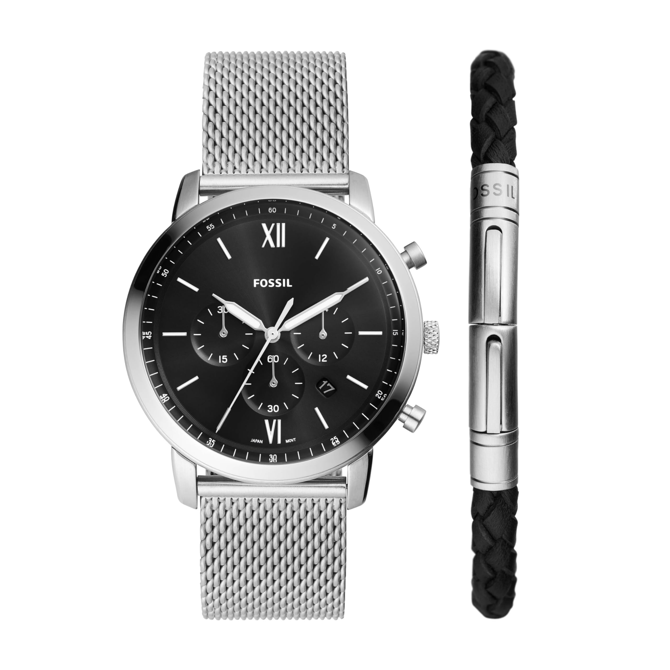 

Часы NEUTRA FS6020SET Silver [Fossil] Мужские серебряный