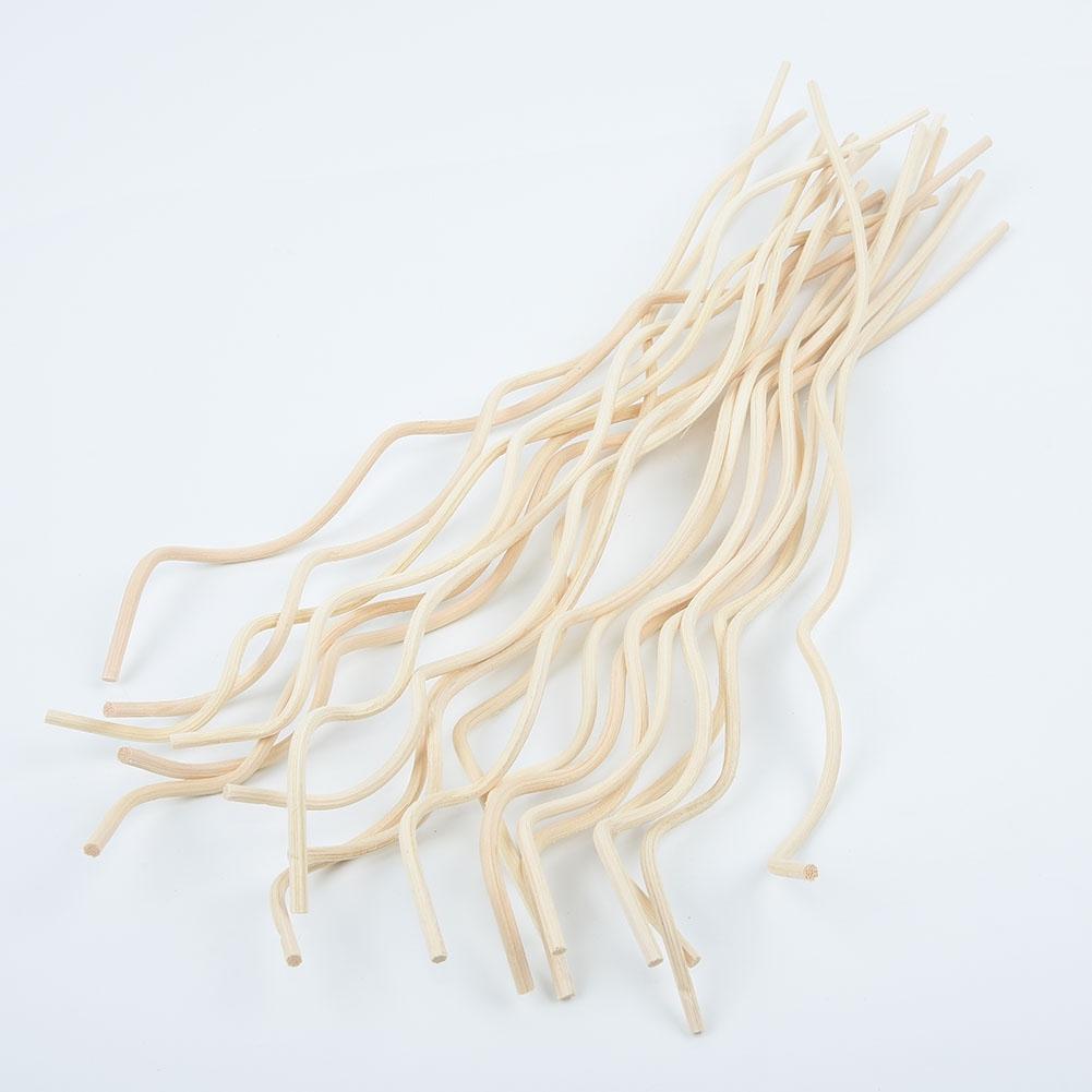 20x Långvågig Rattan Reed Doftspridare För Badrum Kontorsdekoration