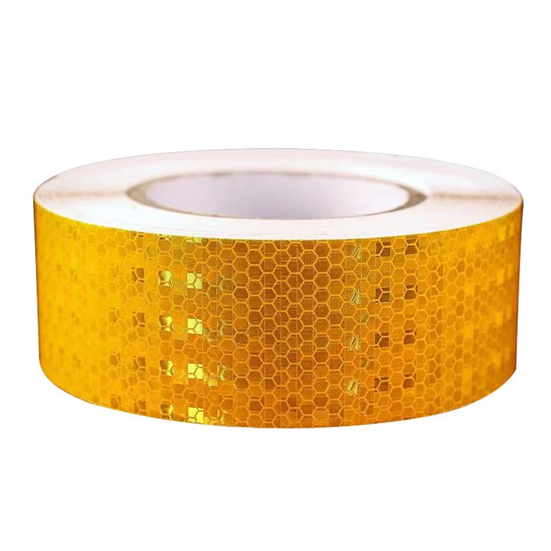 Lubao Yellow Reflective Warning Tape, 5cm x 25m