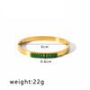 Geometric Star Stainless Steel Bracelet With 18k Gold Plating For Fashionable Women